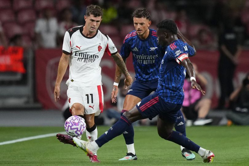Laga Pramusim Arsenal vs Milan